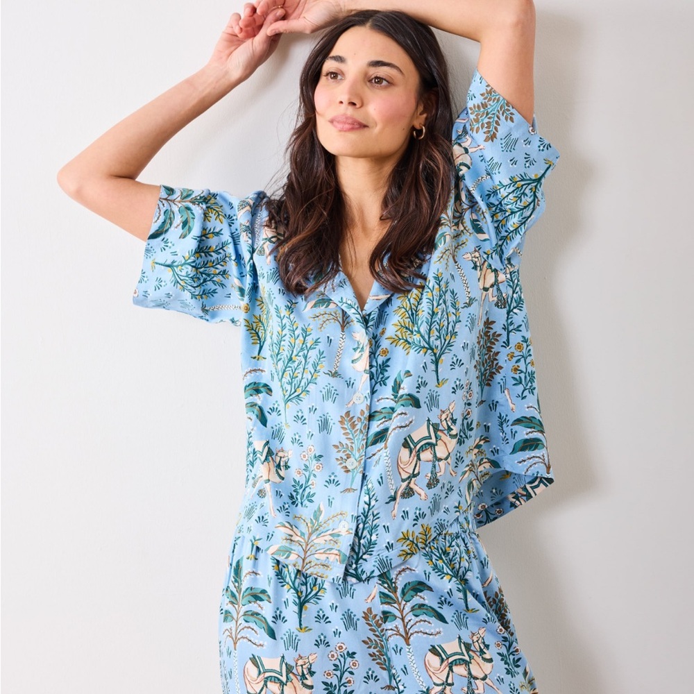 Printfresh Wildest Dreams Eco-Satin Set Camels Courtyard